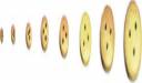 Deadeyes Walnut 3/16 (5mm) (40)