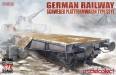 1/72 WWII German Schwerer Plaformwagon Type SSYS Railway Car w/Ra