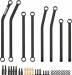 SCX30 High Clearance Chassis Links Black
