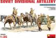1/35 Soviet Divisional Artillery Set (7 Figs, 4 Horses & Limber)