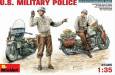 1/35 US Military Police (2) w/Motorcycles