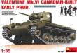 1/35 Valentine Mk VI Canadian-Built Early Tank w/5 Crew