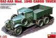 1/35 GAZ-AAA Mod 1940 Cargo Truck