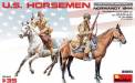 1/35 US Horsemen Normandy 1944 (2 Mtd)