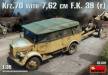 1/35 German Kfz 70 Cargo Truck w/7.62cm FK39(r) Field Gun & Ammo