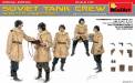 1/35 WWII Soviet Tank Crew Winter Uniforms (5) w/Weapons (Special