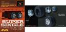 1/25 Super Single Trailer Wheel & Tire Set (4)