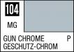 Mr Color 10ml 104 Gun Chrome (Metallic Gloss/Primary)