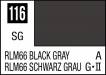 Mr Color 10ml 116 RLM66 Black Gray (Semi-Gloss/Aircraft)