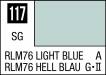 Mr Color 10ml 117 RLM76 Light Blue (Semi-Gloss/Aircraft)