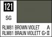 Mr Color 10ml 121 RLM81 Brown Violet (Semi-Gloss/Aircraft)