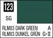 Mr Color 10ml 123 RLM83 Dark Green (Semi-Gloss/Aircraft)
