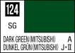 Mr Color 10ml 124 Dark Green (Mitsubishi) (Semi-Gloss/Airc