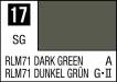 Mr Color 10ml 17 RLM71 Dark Green (Semi-Gloss/Aircraft)