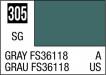 Aqueous Color 10ml H305 Semi Gloss Gray FS36118 US Air Camouf
