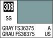 Aqueous Color 10ml H308 Semi Gloss Gray FS36375 US Air Camouf