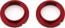 Aluminum Shock Spring Collars (Red) (2)