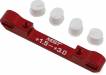 RMX Adjustable Aluminum Suspension Mount (+1.5/+3.0) (Red)
