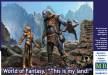1/24 World of Fantasy: Female Warrior & Giant Holding Gnome (3)