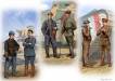1/35 French, German, British Private & Officer Tankmen of WWI (6)