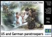 1/35 Watching Girls Shower, US & German Paratroopers South of