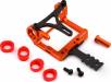 Mini-Z 2WD LCG 98-102mm Aluminum Round Motor Mount (Orange)