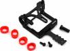 Mini-Z 2WD LCG 98-102mm Aluminum Round Motor Mount (Black)