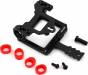 MR015/02/03 LCG 98-102mm Aluminum Square Motor Mount (Black)