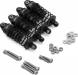 MST RMX 2.5 56mm Aluminum Oil-Filled Threaded Shocks (Black) (4)