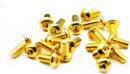 Button Head Gold Screws M3x6mm (20)