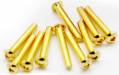 Button Head Gold Screws M3x18mm (10)