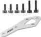 Tail Motor Reinforcement Plate Set - Silver M2 EVO