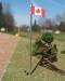 HO Canadian Flag & Pole 3/pak