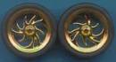 1/24-1/25 Diablos Gold Rims w/Tires (4)