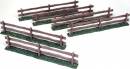 Multi-Scale for 1/72-1/32 Wooden Fences (6) (Painted)