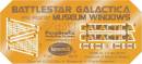 1/4105 Battlestar Galactica: BS75 Spaceship Museum Windows & Name