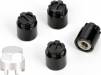 M2.5 Locking Hubs W/Tool Traxxas TRX-4M Black (4)