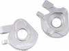 Aluminum Steering Knuckles Blocks Traxxas TRX-4M Silver