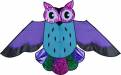 Holographic Owl Purple