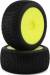 Spitfire 1/8 Truggy Pre-Mount Tires (Yellow) (2) (Soft)