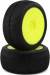 Raptor 1/8 Truggy Pre-Mount Tires (Yellow) (2) (Super Soft)