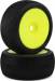Talon 1/8 Truggy Pre-Mount Tires (Yellow) (2) (Super Soft)
