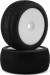 Phantom Pre-Mounted 1/8 Truggy Tires (White) (2) (Clay)