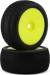 Phantom Pre-Mounted 1/8 Truggy Tires (Yellow) (2) (Clay)