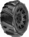 1/6 Dumont Sand/Snow Tires F/R Mtd 24mm Blk Raid (2)