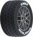 Goodyear Eagle Rain Tire F/R MTD Grey for Losi NASCAR