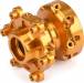 Pro-Spec Alum Front Hub Gold Promoto-MX