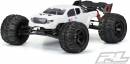 Pre-cut Brute Bash Armor ARRMA Kraton White