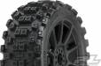 Badlands MX M2 1/8 F/R Mtd Mach 10 Black Wheels