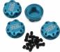 17mm Captured & Knurled Magnetic Wheel Nuts (4) (Blue)